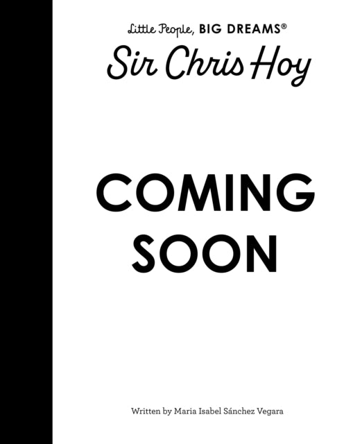 Sir Chris Hoy : Volume 137 by Maria Isabel Sanchez Vegara (PRE-ORDER)