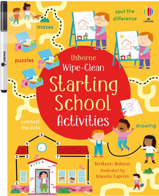Wipe-Clean Starting School Activities by Kirsteen Robson