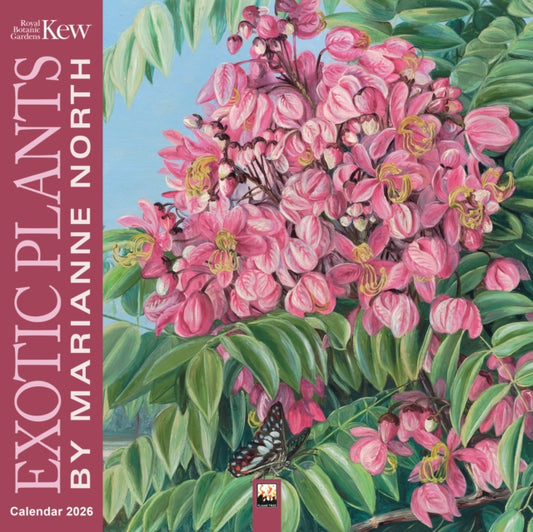 Kew Gardens: Exotic Plants by Marianne North Wall Calendar 2026 (Art Calendar) (PRE-ORDER)
