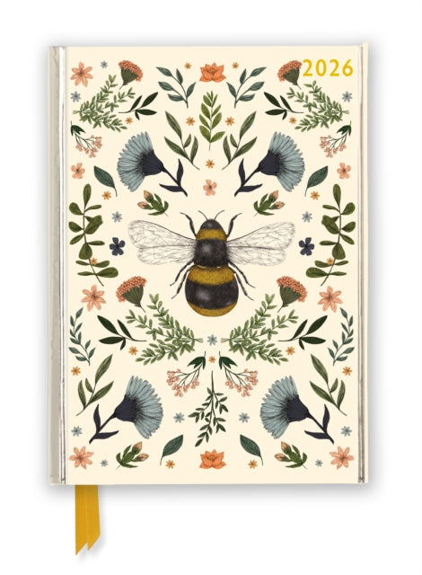 Jade Mosinski: Botanical Bee 2026 Luxury Diary Planner - Page to View with Notes (PRE-ORDER)