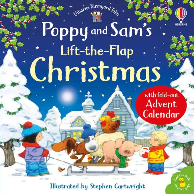 Poppy and Sam's Lift-the-Flap Christmas with Advent Calendar by Heather Amery & Sam Taplin