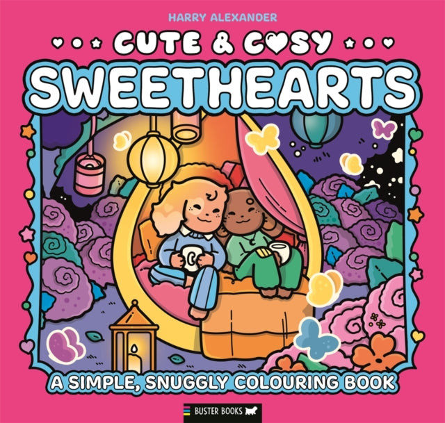 Cute & Cosy: Sweethearts: A Simple, Snuggly Colouring Book (PRE-ORDER)