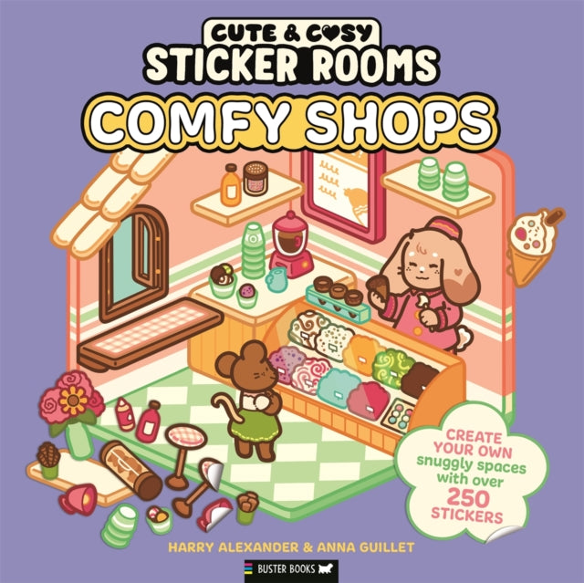 Cute & Cosy: Sticker Rooms: Comfy Shops (PRE-ORDER)
