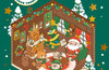 Cozy Christmas: Cute 'n' Cozy Sticker Therapy: with over 600 stickers – some are gold! by Skittledog