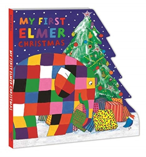 My First Elmer Christmas: Shaped Board Book by David McKee