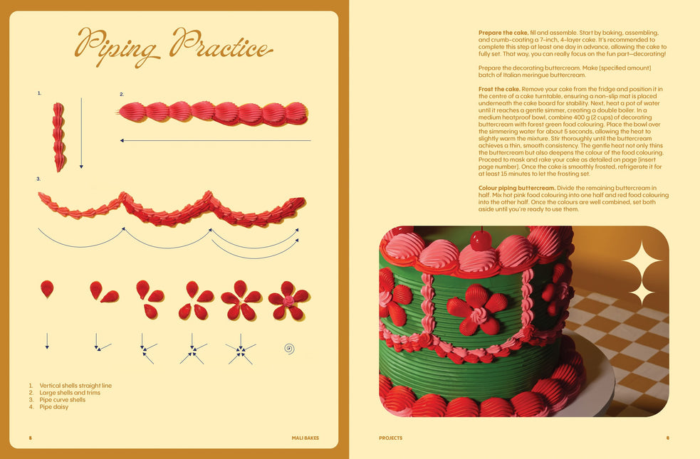 Mali Bakes: Make and decorate the retro cakes of your dreams by Patti Chimkire