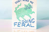 Going Feral Cat - Risograph Greeting Card