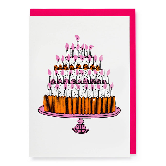 The Birthday Cake | Letterpress Cards | Large Cards
