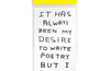 David Shrigley Magnetic Bookmark - Write Poetry