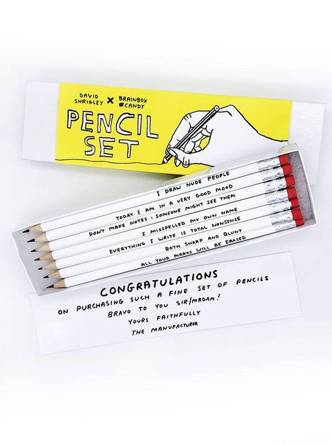 David Shrigley Pencil Box - 7 Designs