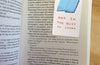 I Can't Read Bookmark by David Shrigley