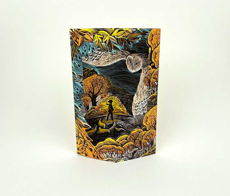 October Owl Fold Out Card