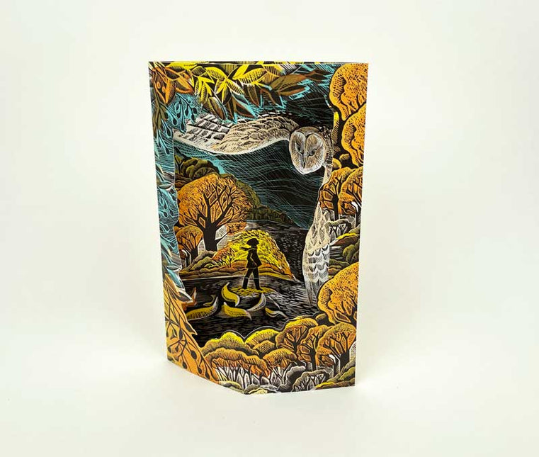 October Owl Fold Out Card