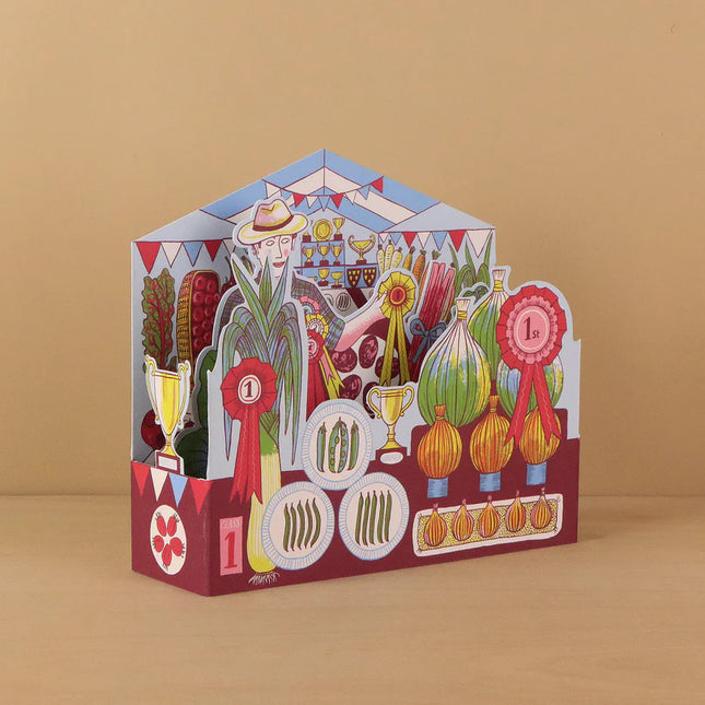 Vegetable Show Pop Out Card