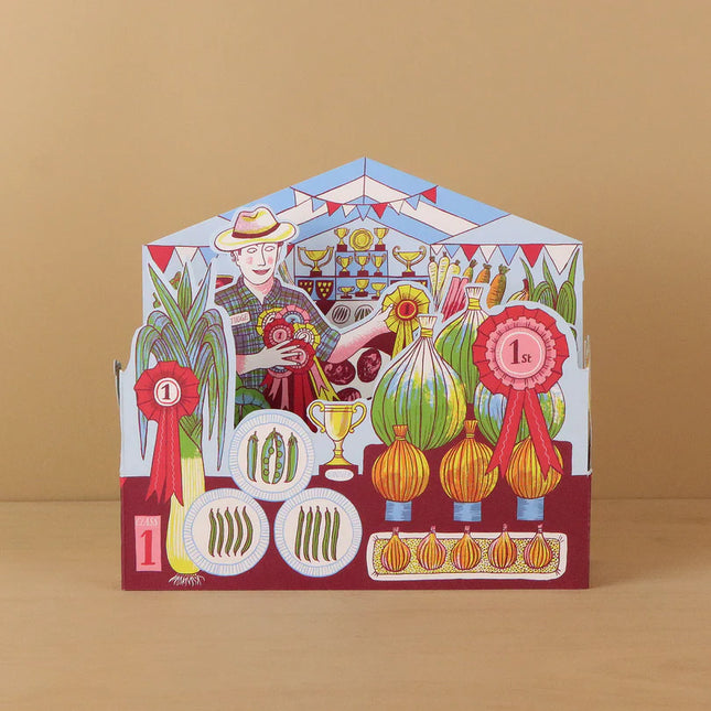 Vegetable Show Pop Out Card