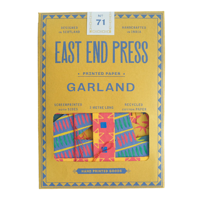 Happy Birthday Bright Sewn East End Press Garland