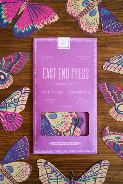 Butterfly Vertical Wall Hanging East End Press Garland