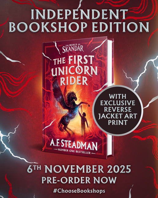 The First Unicorn Rider by A.F. Steadman (SIGNED, PRE-ORDER)