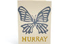 Cambridge Imprint Small Card Hurray Little Butterfly