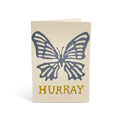 Cambridge Imprint Small Card Hurray Little Butterfly