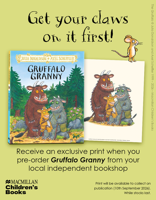 Gruffalo Granny by Julia Donaldson & GRUFFALO GRANNY ART PRINT