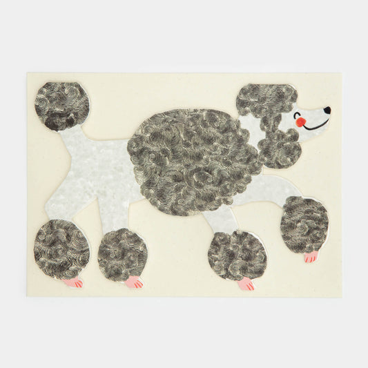 Hadley The Poodle Card
