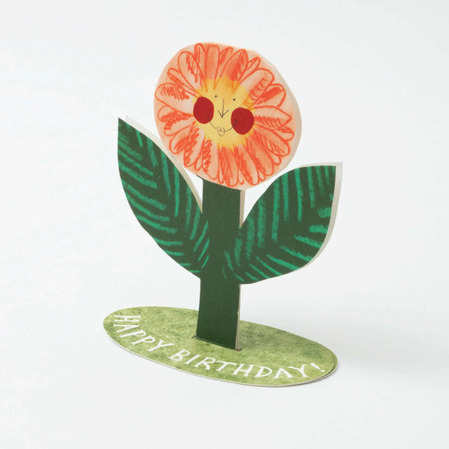 Hadley Happy Birthday Flower Stand-Up Card