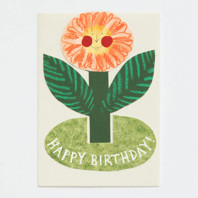 Hadley Happy Birthday Flower Stand-Up Card