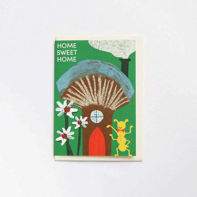 Hadley Home Sweet Home Mushroom House Card