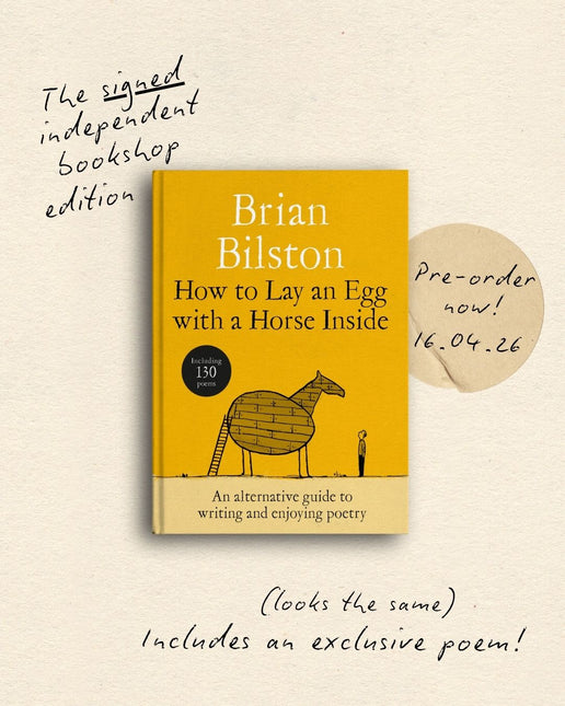 How to Lay an Egg with a Horse Inside by Brian Bilston (SIGNED INDIE EDITION PRE-ORDER)