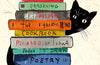 Literary Kitty Card