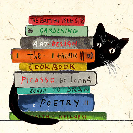 Literary Kitty Card