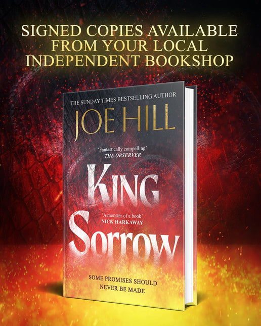 King Sorrow by Joe Hill (SIGNED, PRE-ORDER)