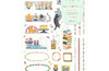 Midori Yuru Log Sticker Set - Cats