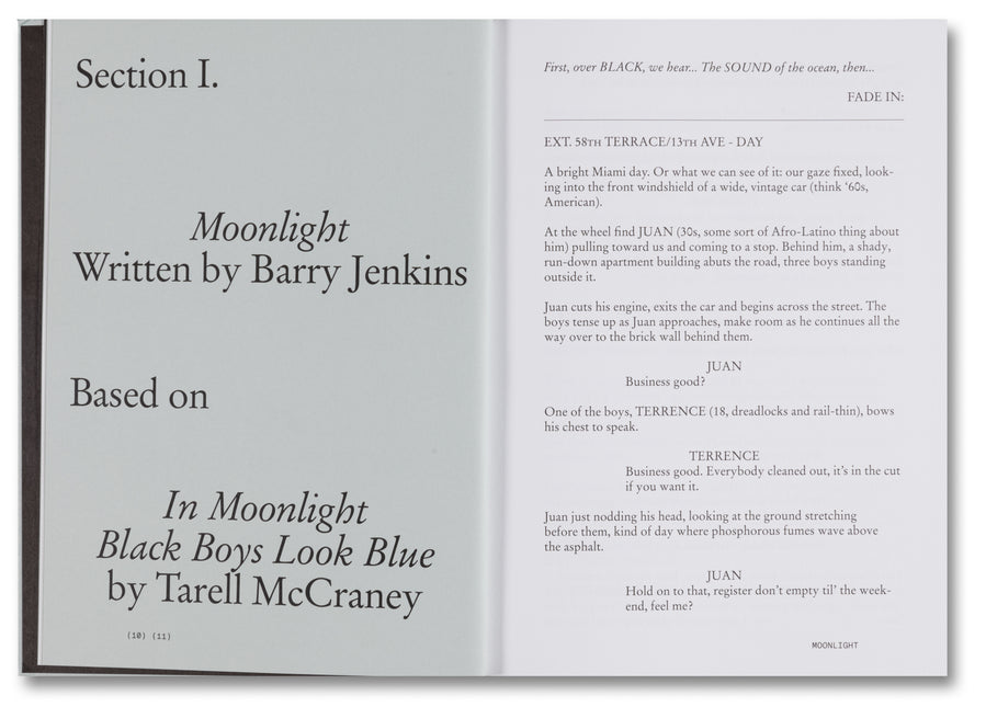 A24 Moonlight Screenplay Book