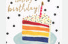 Rainbow Cake Happy Birthday Card Caroline Gardner