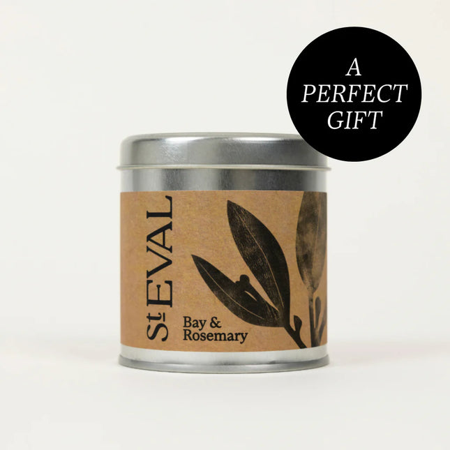 St Eval Bay & Rosemary Scented Tin Candle