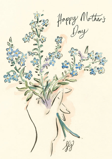 Mother's Day Card Forget-me-Nots