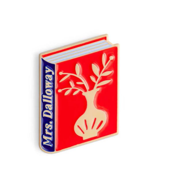 Mrs. Dalloway Book by Virginia Woolf Enamel Pin
