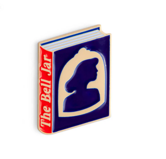 The Bell Jar Book by Sylvia Plath Enamel Pin