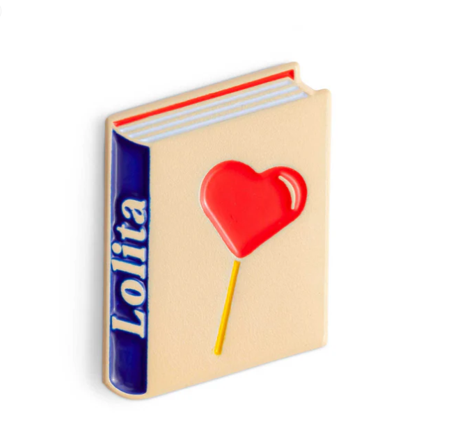 Lolita Book by Vladimir Nabokov Enamel Pin