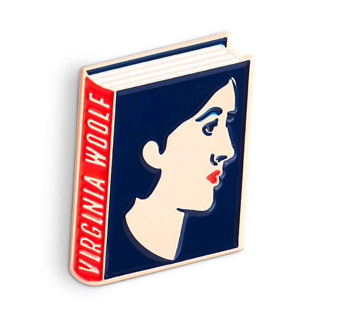Virginia Woolf Enamel Pin