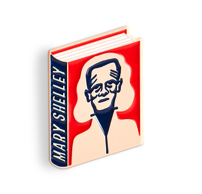 Mary Shelley Enamel Pin