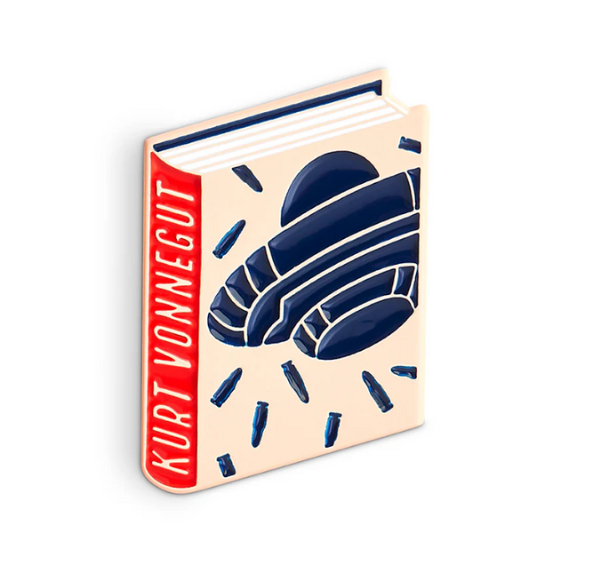 Kurt Vonnegut Enamel Pin