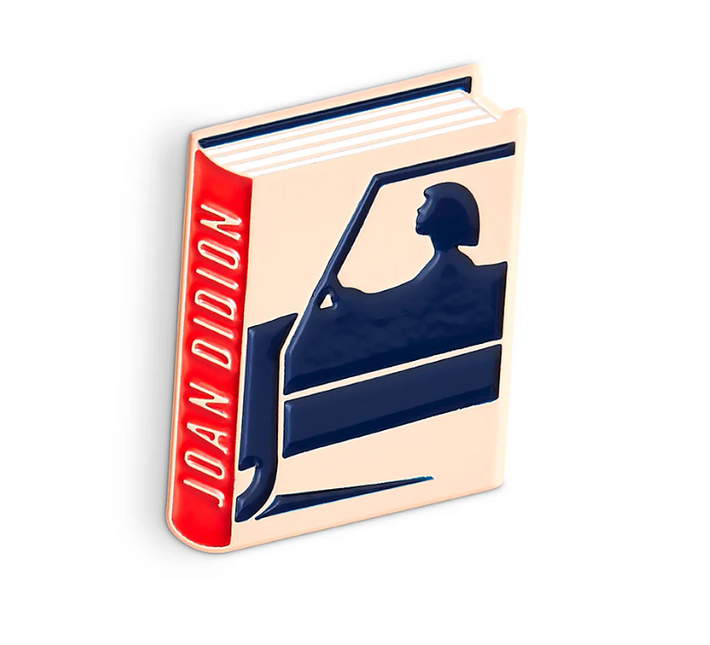 Joan Didion Enamel Pin