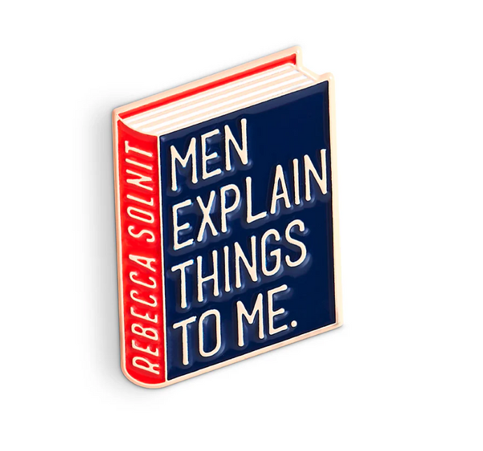 Rebecca Solnit Enamel Pin