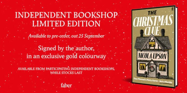 The Christmas Clue by Nicola Upson (SIGNED INDIE EDITION, PRE-ORDER)