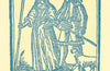 First Folio Shakespeare Postcard: Theseus and Hypolyta