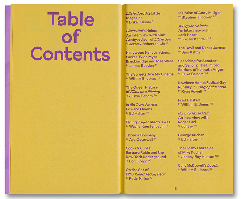 Little Joe: A book about queers and cinema, mostly by Sam Ashby