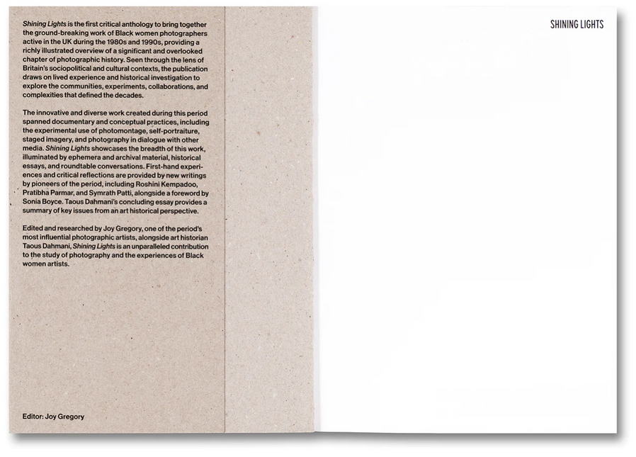 Shining Lights: Black Women Photographers in 1980s–90s Britain by Joy Gregory